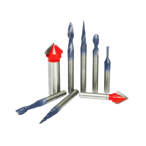 Freud 87-108 Signmaking CNC Router Bit Set, 8-Cutter