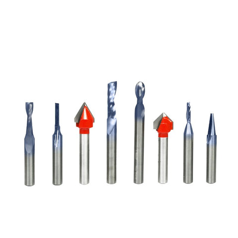 Freud 87-208 General-Purpose CNC Router Bit Set, 8-Cutter