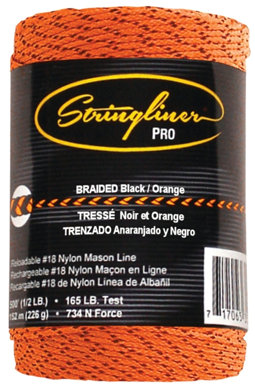 Stringliner 35491 Replacement Construction Line, 500 ft L Line, Black ...
