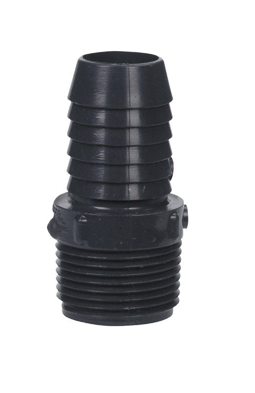 Lasco 1 in. Dia. x 1 in. Dia. Insert To MPT PVC Insert Adapter – Shell ...
