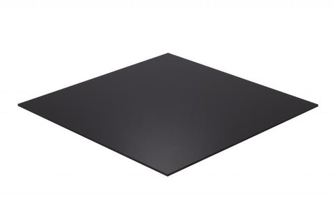 1/4 In. x 2 Ft. x 2 Ft. Black Plexiglass