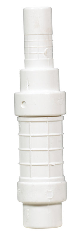 Qwik Fix 1/2 in. Dia. x 1/2 in. Dia. Hub To Spigot PVC Repair Coupling