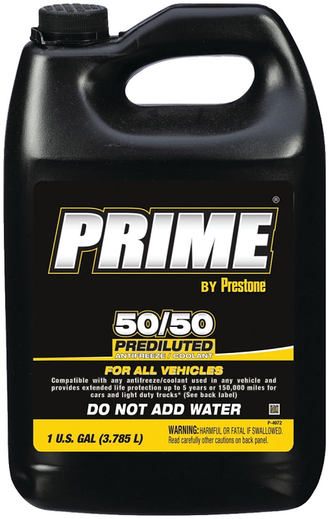 Prestone AF3100 Coolant, 1 gal, Yellow, Pack of 6