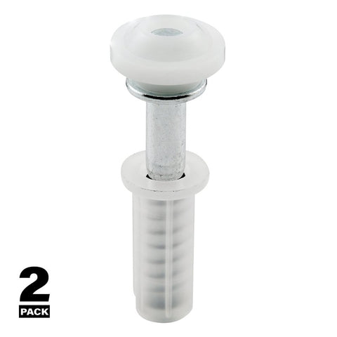 Prime-Line N 6704 Roller Guide, 2-3/32 in L Dimensions, Nylon/Plastic, Top, 2/PK