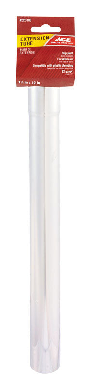 Ace 1-1/4 in. Dia. x 12 in. L Brass Extension Tube