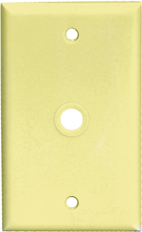 Eaton Wiring Devices 2128 2128V-BOX Wallplate, 4-1/2 in L, 2-3/4 in W, 1 -Gang, Thermoset, Ivory, High-Gloss