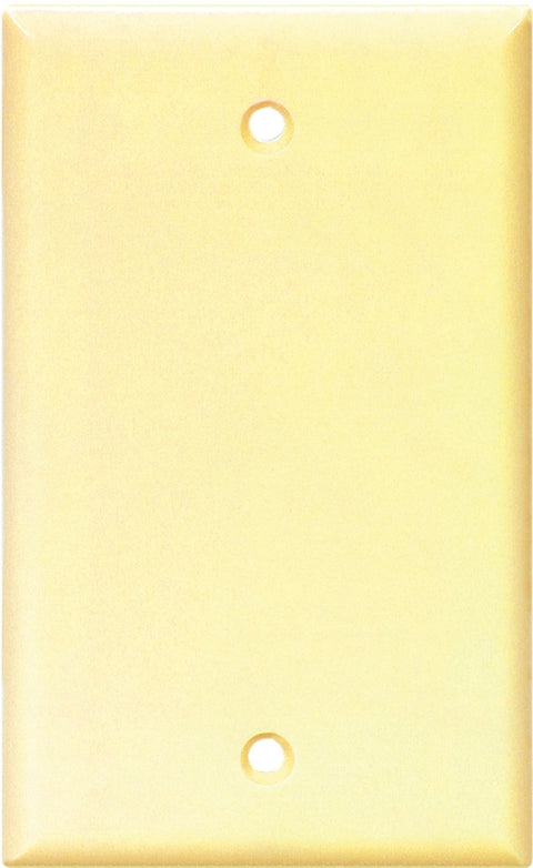 Eaton Cooper Wiring 2129 2129V-BOX Wallplate, 4-1/2 in L, 2-3/4 in W, 0.08 in Thick, 1 -Gang, Thermoset, Ivory, Pack of 25