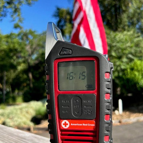 American Red Cross Odyssey ARCODYSSEY All-Band Emergency Hand Crank Radio, Battery, AAA Battery