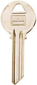 Hy-Ko 11010Y78 Key Blank, Brass, Nickel, For: Yale Cabinet, House Locks and Padlocks, Pack of 10