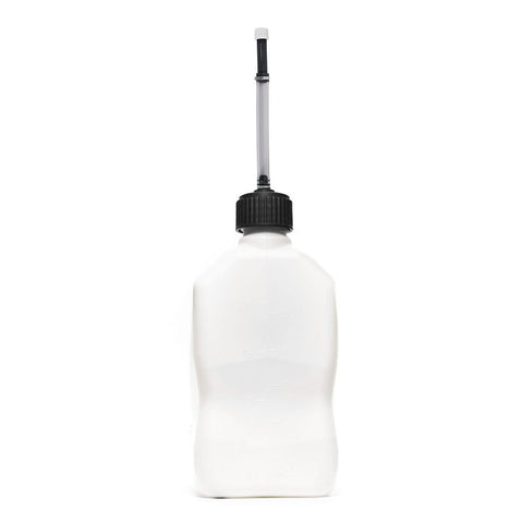 VP Racing 3520 Motorsport Container, 5 gal Capacity, Polyethylene, White