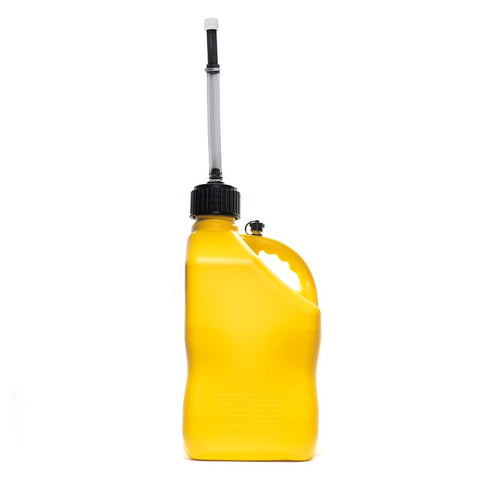 VP Racing 3556 Motorsport Container, 5 gal Capacity, Polyethylene, Yellow