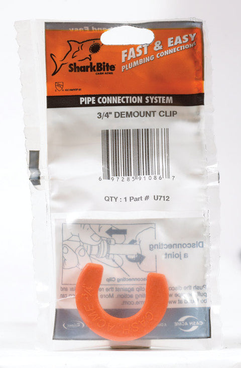 Sharkbite 3/4 in. Dia. Plastic Disconnect Clip