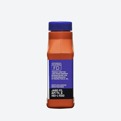 VP Racing 2901 Full Synthetic 2-Cycle Oil, 2.6 oz Bottle, Amber, Pack of 12