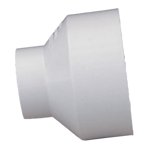 Charlotte Pipe Schedule 40 1-1/2 in. Hub X 3 in. D Hub PVC Reducing Coupling 1 pk