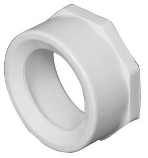 Charlotte Pipe Schedule 40 Spigot To Hub 3 in. Dia. x 1-1/2 in. Dia. PVC Flush Bushing