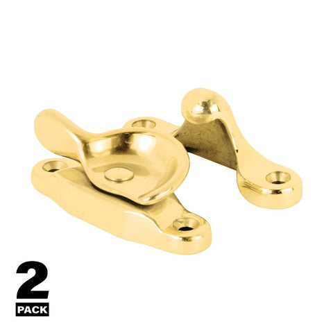 Prime-Line F2600 Sash Lock, Solid Brass, Polished Brass