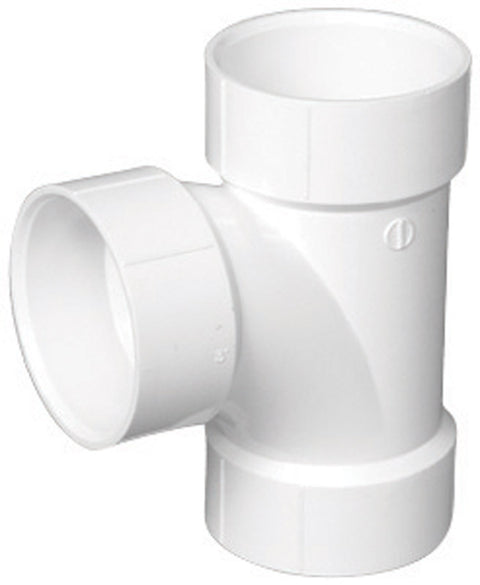 Charlotte Pipe 1-1/2 in. Dia. x 1-1/2 in. Dia. x 1-1/2 in. Dia. Hub To Hub To Hub Schedule 40 PVC