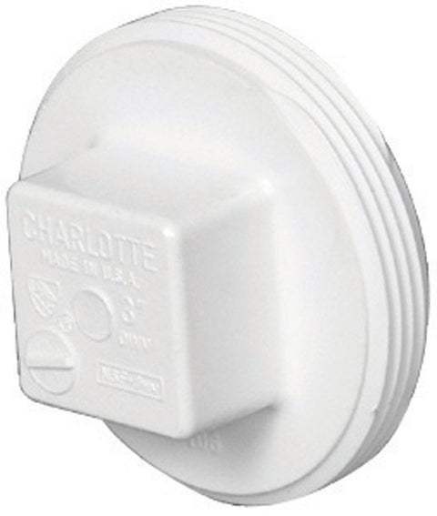 Charlotte Pipe 3 in. Dia. MPT Schedule 40 PVC Clean-Out Plug