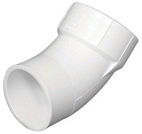Charlotte Pipe 2 in. Dia. x 2 in. Dia. Hub To Spigot 45 deg. Schedule 40 PVC Street Elbow