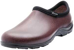 Sloggers 5301BN12 Comfort Rain and Garden Shoe, 12, Brown, Resilient Resin Upper
