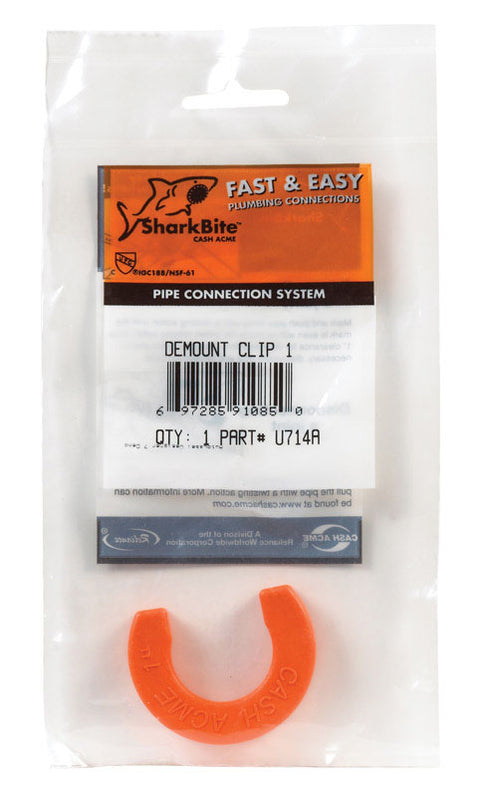 Sharkbite 1 in. Dia. Plastic Disconnect Clip