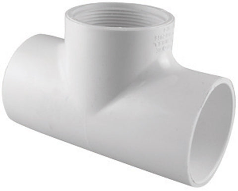 Charlotte Pipe Schedule 40 Slip To Slip To FPT 3/4 in. Dia. x 3/4 in. Dia. x 3/4 in. Dia. PVC Te