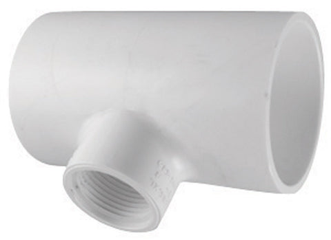 Charlotte Pipe Schedule 40 1 in. Dia. x 1 in. Dia. x 3/4 in. Dia. Slip To Slip To FPT PVC Reduci