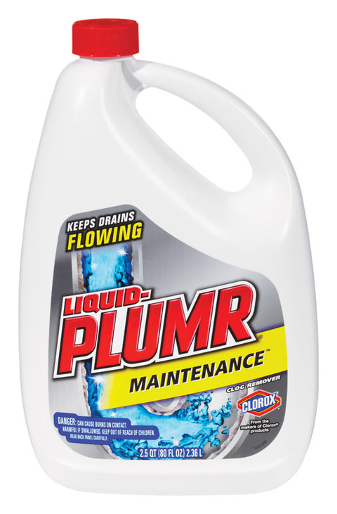 Liquid-Plumr Maintenance Clog Remover Liquid 80 oz.