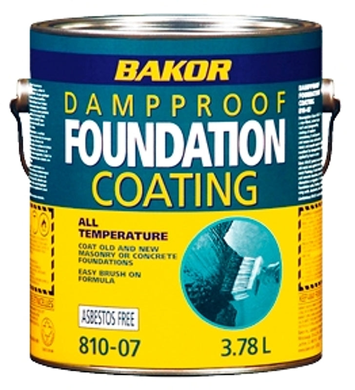 Henry BAKOR Series BK81007660 Non-Fibered Roof/Foundation Coating, Bla ...