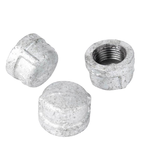 STZ Industries 2-1/2 in. FIP each Galvanized Malleable Iron Cap