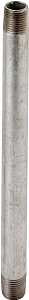 ProSource GN 1/2X24-S Pipe Nipple, 1/2 in, Male, Steel, SCH 40 Schedule, 24 in L