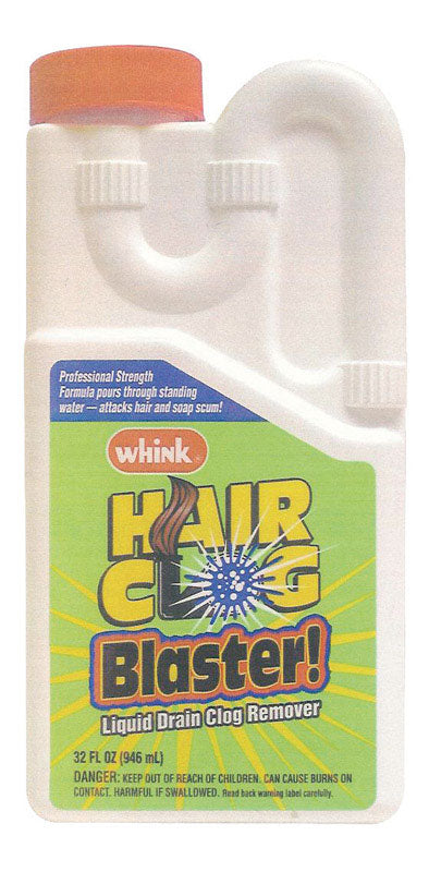 Whink Hair Clog Blaster! Liquid Clog Remover 32 oz.