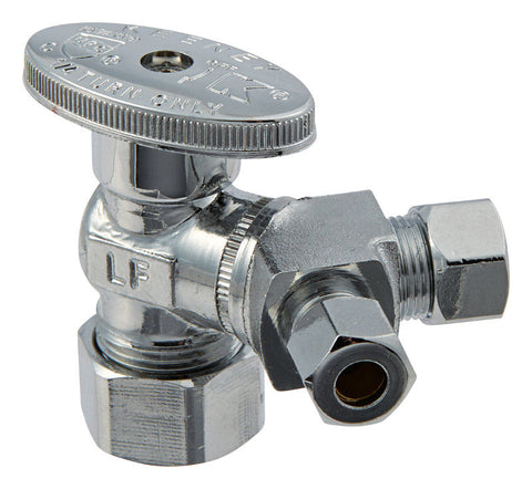 Ace Compression Compression Brass Dual Shut-Off Valve