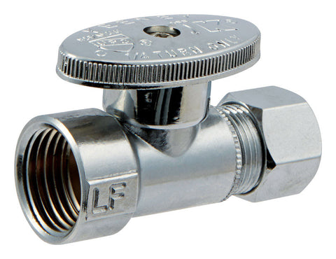 Ace FIP Compression Brass Straight Stop Valve