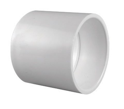 Charlotte Pipe 2 in. Dia. x 2 in. Dia. Schedule 40 Slip To Slip PVC Coupling