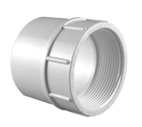 Charlotte Pipe 1-1/4 in. Dia. x 1-1/4 in. Dia. Slip To FPT Pipe Adapter