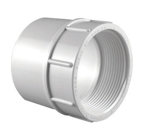 Charlotte Pipe 1-1/2 in. Dia. x 1-1/2 in. Dia. Slip To FPT Pipe Adapter