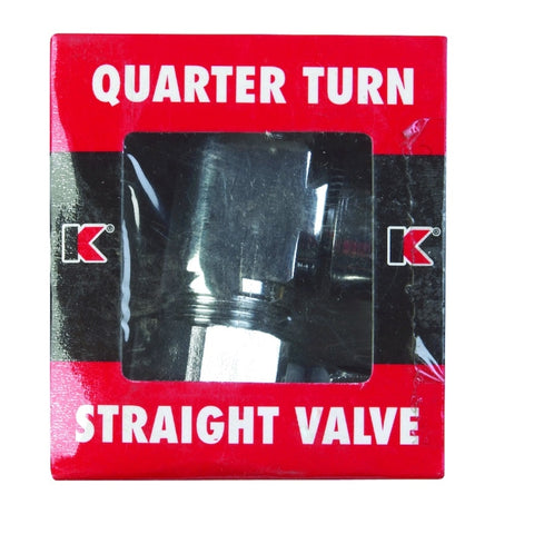 Keeney 5/8 in. Compression in. X 3/8 in. Compression Brass Straight Valve