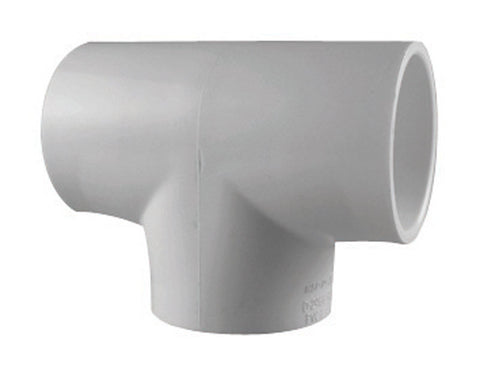 Charlotte Pipe 3/4 in. Dia. x 3/4 in. Dia. x 3/4 in. Dia. Slip To Slip To Slip Schedule 40 PVC T
