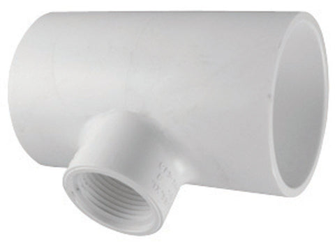 Charlotte Pipe Schedule 40 3/4 in. Dia. x 3/4 in. Dia. x 1/2 in. Dia. Slip To Slip To FPT PVC Re