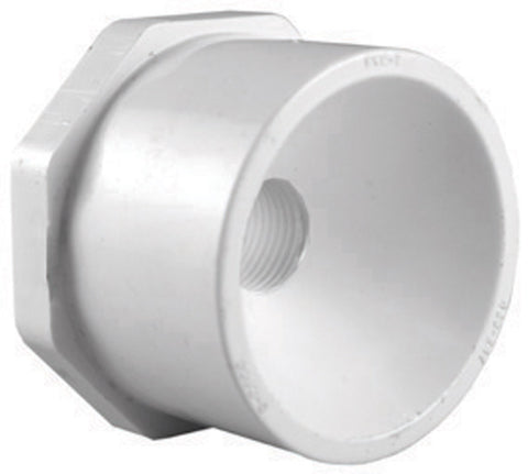 Charlotte Pipe 1-1/4 in. Dia. x 1/2 in. Dia. Schedule 40 Slip To Slip PVC Reducing Bushing