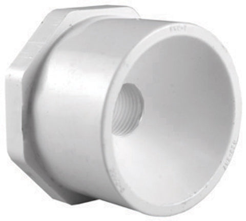 Charlotte Pipe Schedule 40 Slip To Slip 1-1/2 in. Dia. x 2 in. Dia. PVC Reducing Bushing