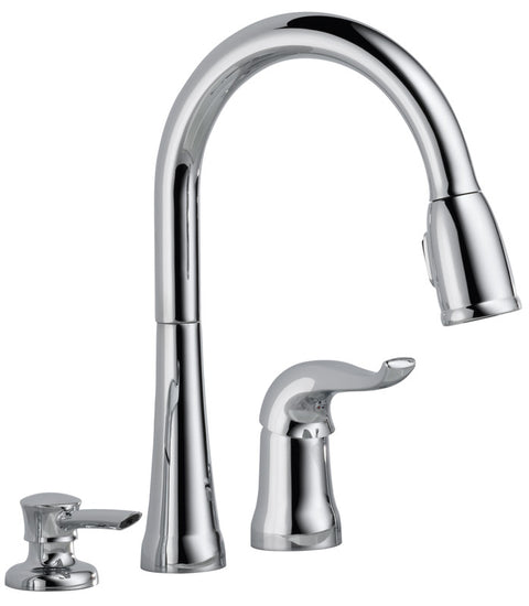Delta Kate One Handle Chrome Kitchen Faucet