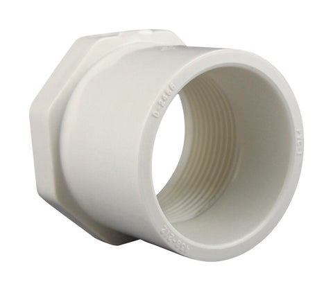 Charlotte Pipe 1-1/4 in. Dia. x 1/2 in. Dia. Spigot To FPT Schedule 40 PVC Reducing Bushing
