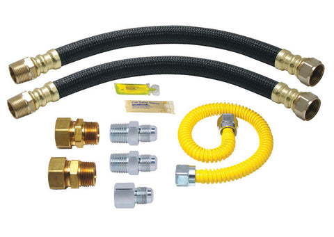 Brasscraft 3/4 in. FIP x 3/4 in. Dia. MIP Stainless Steel Gas Water Heater Installation Kit 1