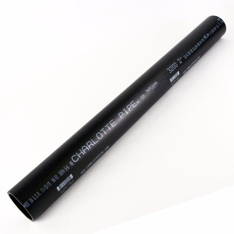 Charlotte Pipe 2 in. D X 2 ft. L ABS DWV Pipe