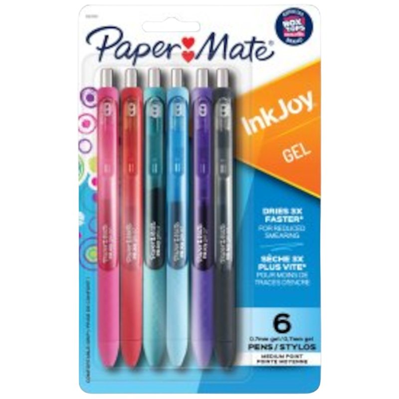 Paper Mate 1959309 Pen, Retractable, 0.7 mm, Ball Point, Assorted Ink ...