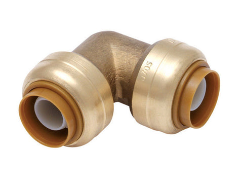 Sharkbite 3/4 in. Dia. x 3/4 in. Dia. Push To Push 90 deg. Brass Elbow