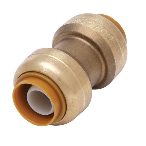 Sharkbite 3/4 in. Dia. x 3/4 in. Dia. Push To Push Brass Coupling