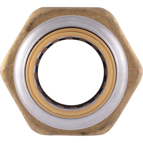 SharkBite Push to Connect 1/2 in. Male each X 3/4 in. D MPT Brass Connector